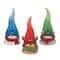 12" Terra Cotta Snowman, Moose & Bear Figurine Set